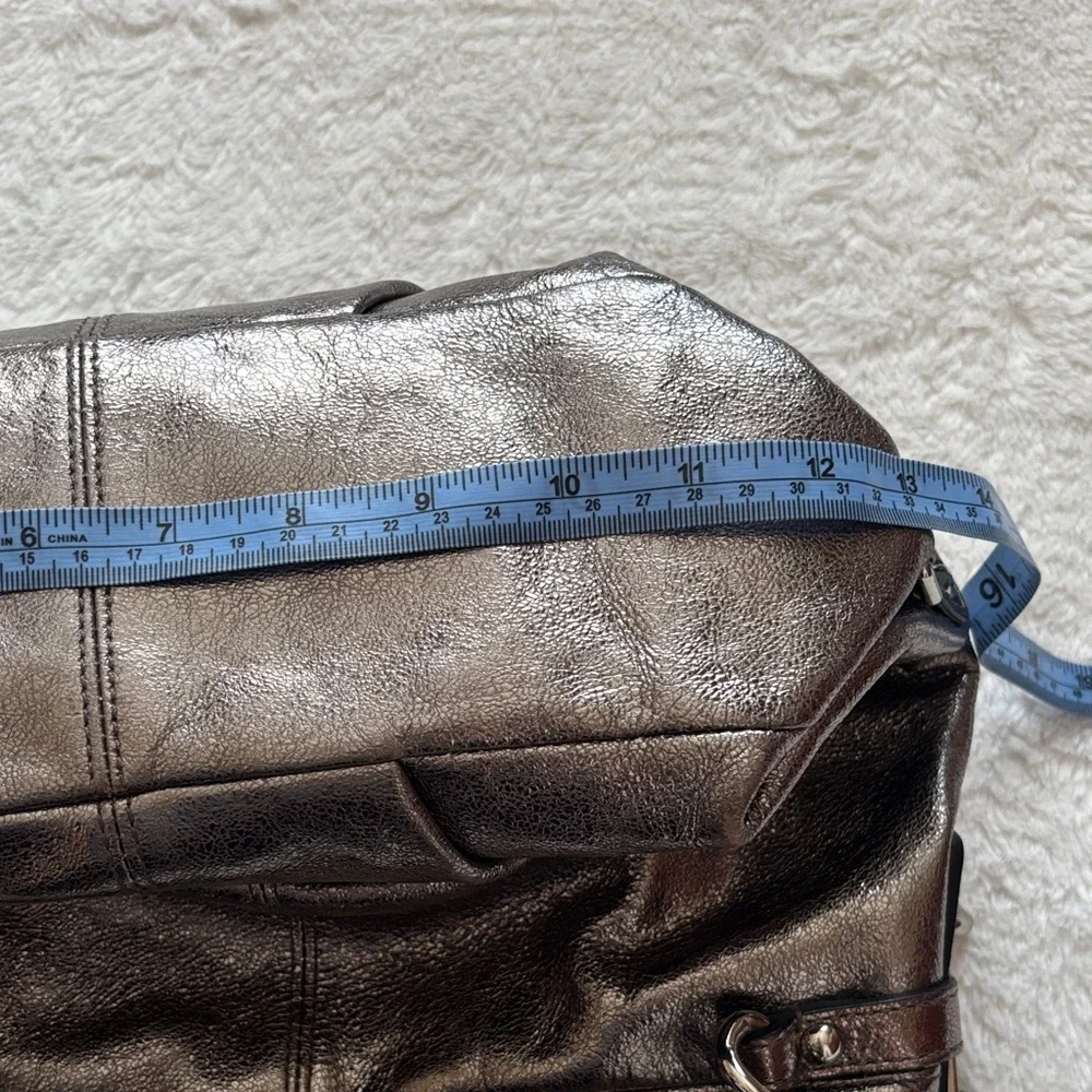 Coach Metallic Silver ShoulderBag - Picture 11 of 15